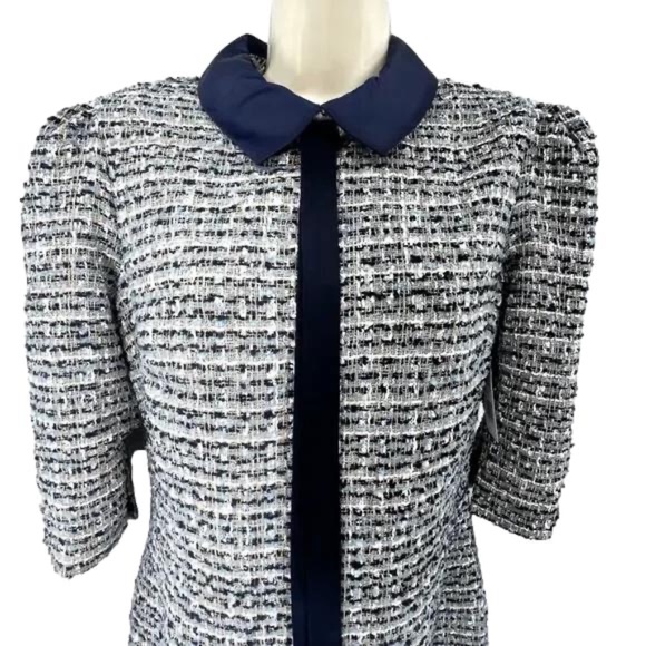 Alexia Admor Dress Women's Size 8 NWT Tweed Academia Collegiate Preppy Old Money - Picture 2 of 7